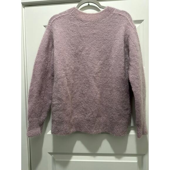 VINCE Women's Pullover Sweater Shirt Purple Lilac Luxury Mohair Size Small NWT - Picture 5 of 7